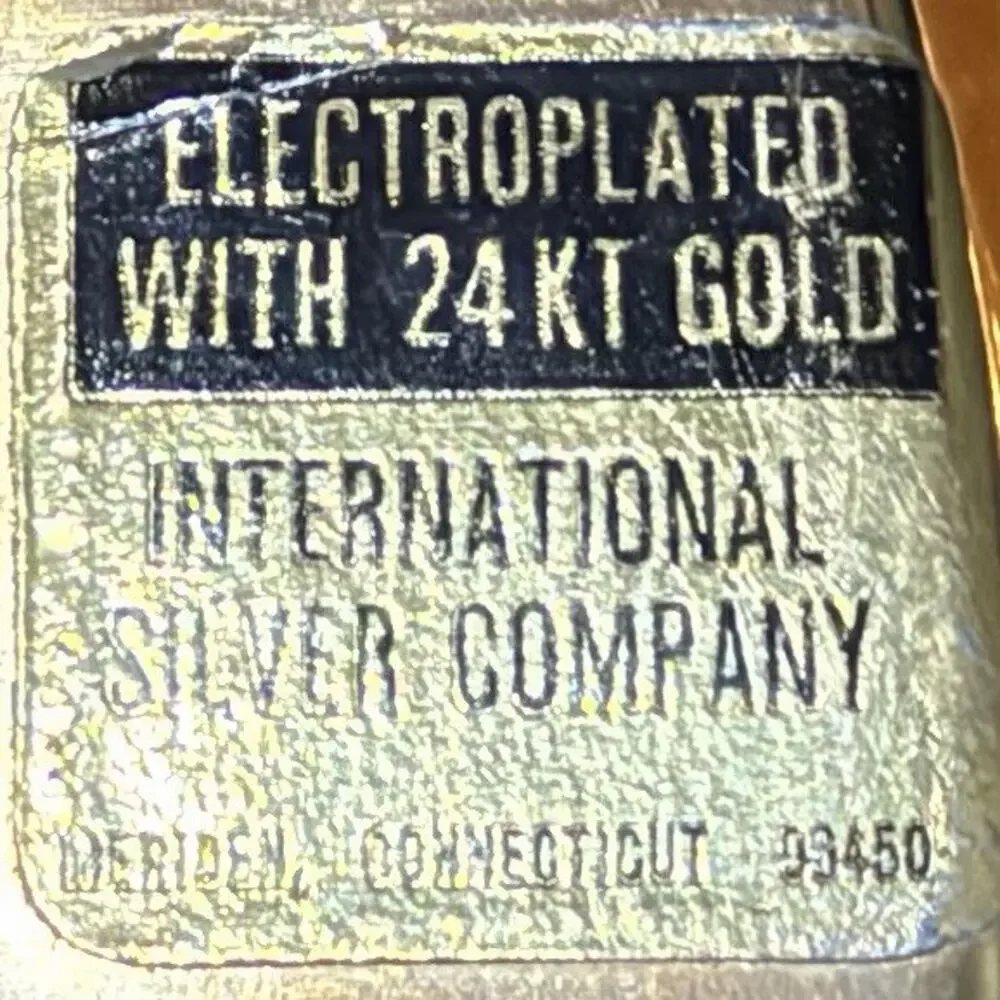 International Silver Co-24KT Gold Plated/Electroplated 12 1/4